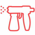 Red Spray Icon